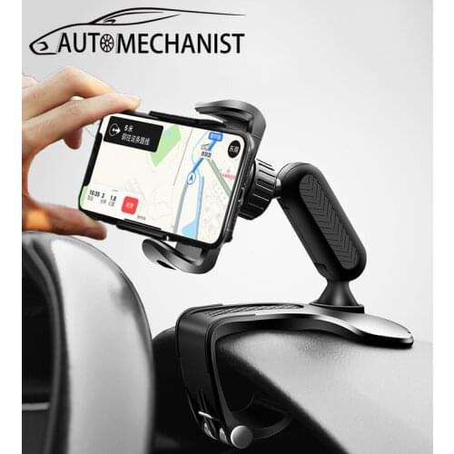 Clip Car Phone Holder Mount Mobile Phone Bracket Support For Car Mirror Smartphone Mount Stand For iPhone Samsung Xiaomi Huawei