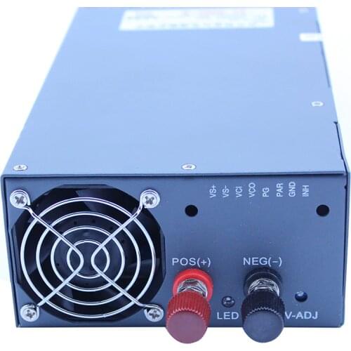 Best big style full 1200W/1000W Adjustable switching power supply 12V power supply Voltage Converter AC 220V/110V to DC 12V 24V
