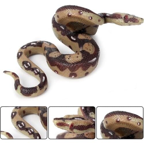 2Styles Simulation Boa Constrictor Toys Halloween Childrens Joke Toy Wild Animal Snake Plastic Model Gimmicks Decoration