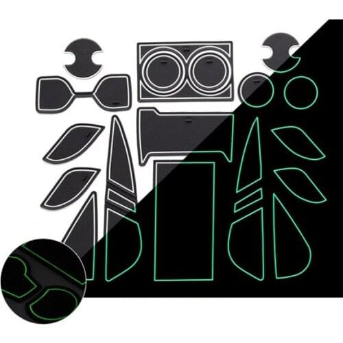 For Toyota Harrier XU80 2020 2021 Inner Gate Slot Pad Non-slip Cup Mat Anti Slip Door Groove Mats Car Styling Accessory