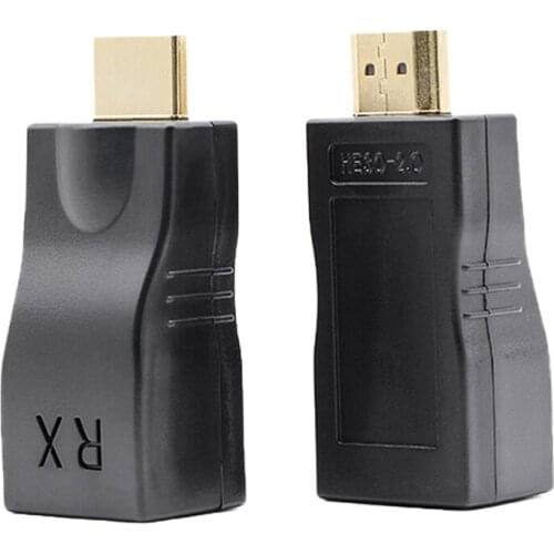 New HDMI Extender HDMI Extension Up To 30m Single Network Cable To HDMI HD Network HDMI Extender AC/DC Adapters