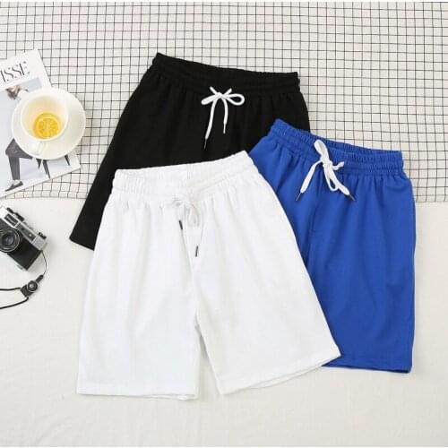 New trend five-point pants summer beach pants mens casual running sports shorts mens five-point straight pants