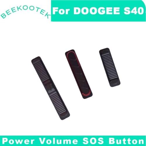 New Housing A Frontal shell Middle Side Plastic Frame Housings Case Middle+Power Volume SOS Button Repair Parts For Doogee S40