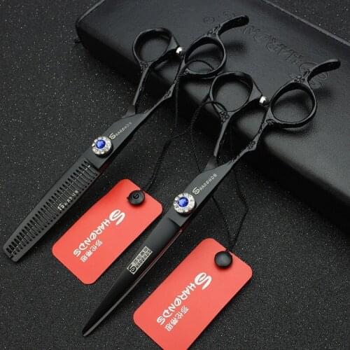 6 inch left hand scissors professional hairdressing scissors set cut and thin fine hair scissors high quality exquisite scissors