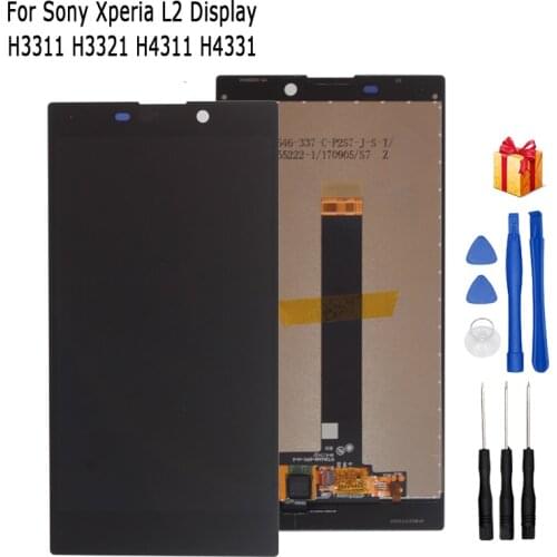For Sony Xperia L2 LCD Display Touch Screen H3311 H3321 H4311 H4331 Display For Sony L2 Display 5.5 inch Repair Parts