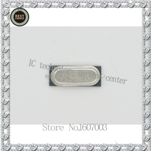 Patch 7.3728MHz c vibration passive two feet authentic brand new HC-49 SMD (bags)