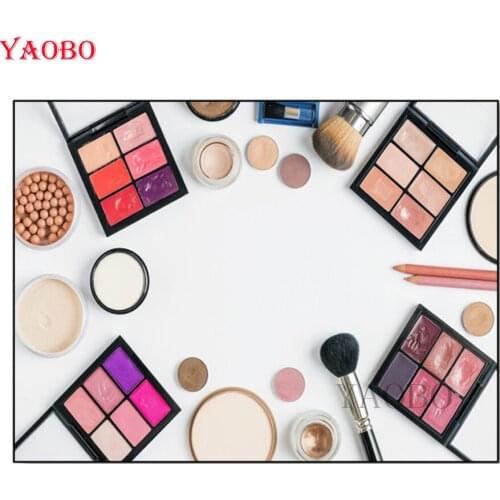 Full Square round Drill 5D DIY Diamond Painting Makeup cosmetic art 3D Embroidery Cross Stitch Mosaic Woman Bedroom Decoration