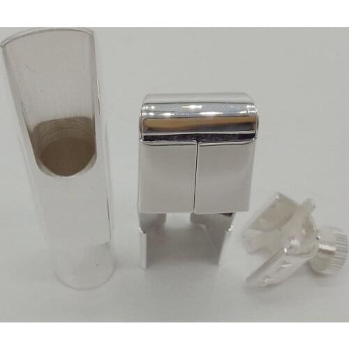 Professional Music Fancier Club Tenor Soprano Alto Saxophone Metal Mouthpiece Silver Plated Slideway Mouthpiece Sax Mouth Pieces