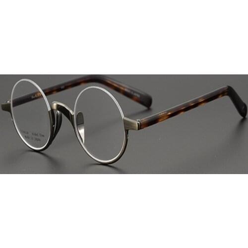 Pure Titanium Progressive Multi-focal Glasses Vintage Men Round Frame Optical Eyewear See Near Far Reading Eyeglasses Women