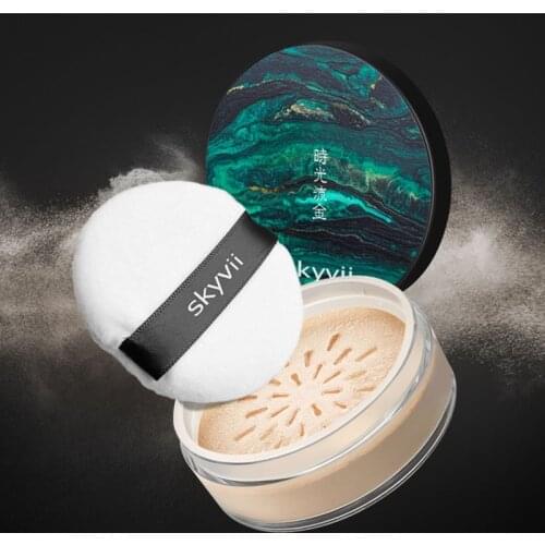 Face Loose Powder Mineral 3 Colors Waterproof Matte Setting Finish Powder Makeup Oil-control Professional Women Cosmetics Makeup