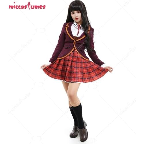 Ruby Weiss Blake Yang Beacon Academy JK Student School Uniform Set Dress Cosplay Costume Outfits with Uniform Jacket