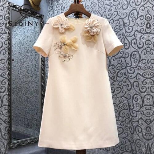 Офисные летние платья SEQINYY China At AliExpress