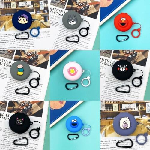 Cute Silicone Earphone Case Cover For OPPO ENCO W31 Soft Bluetooth Wireless Earphone Cover With Hook For OPPO ENCO W31