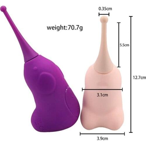 Elephant Shape G-Spot Vibrators for Women Clitoral Sex Toys for Women Self Pleasure Womens Masturbator Plug Soft Material KW