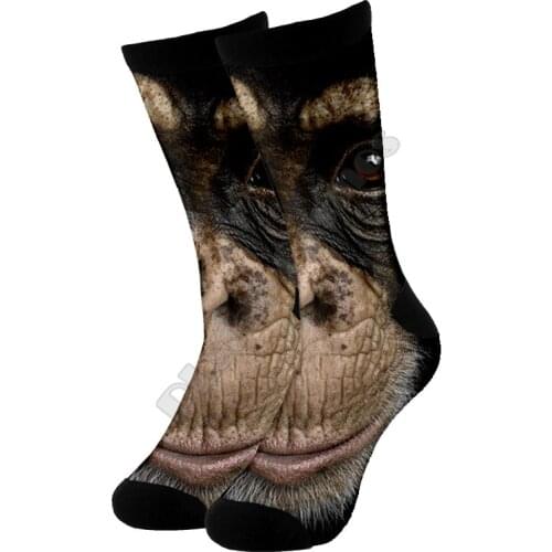 Gorilla High Socks 3d Printed Men For Women Funny socks fashion long Socks 01