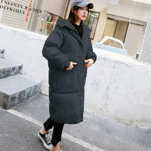 Winter Jacket Women Parka Short Coat Woman Korean Oversized Parkas Hooded Womens Jackets Manteau Femme 6816 YY1489