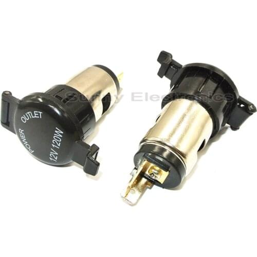 12V 120W Cigarette Lighter Power Socket Plug Outlet for Car Motorcycle Motorbike