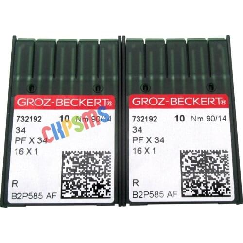 20PCS Groz-Beckert 16X1 PFX34 NEEDLES FOR PFAFF AND SINGER Class 15, 16, 56
