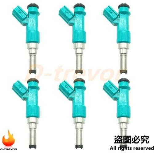 6Pcs Fuel Injector 23250-0P010 for Toyota Camry Highlander Sienna Lexus ES350 RX350