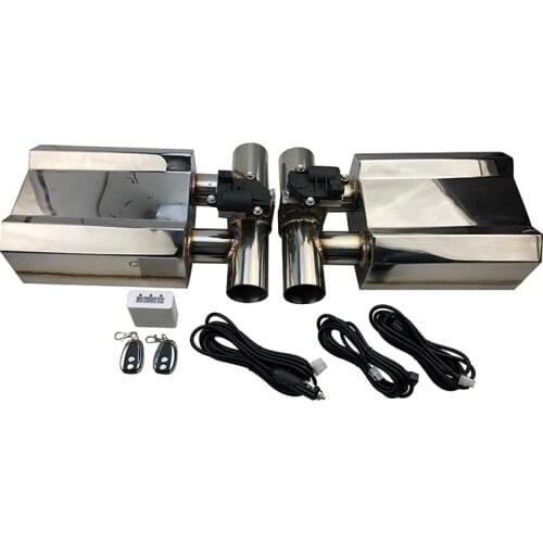 Auto parts exhaust pipe T valve muffler for Porsche 718 pneumatic remote valve muffler tail pipe