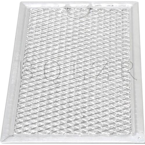 BQLZR 19.3x12.8x0.2cm Aluminum Grease Mesh Microwave Oven Filter 5304464105 for Replacement