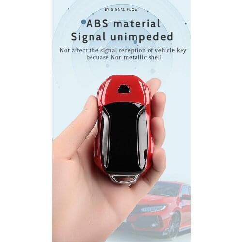 Car Key Cover 4 Buttons Car Keyless Smart Key Fob Case Cover for Honda Civic Accord Pilot CRV 2016 2017 2018 2019 2020