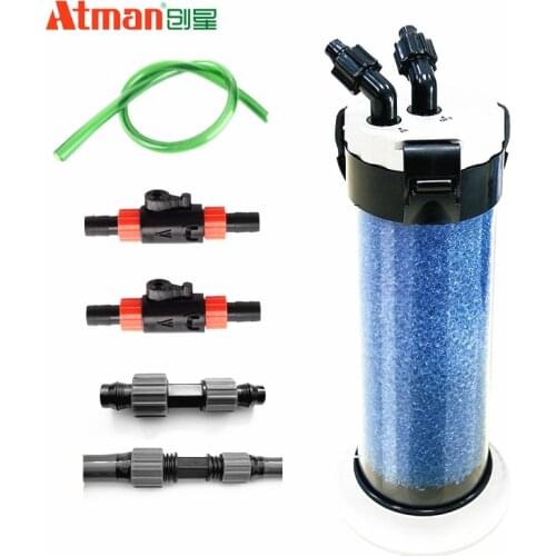 Atman Pre filter for aquarium fish tank external prefilter barrel QZ30 turtle jar external barrel filter pump