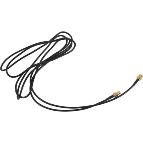 HOT-WIFI Antenna Extension Cable RP-SMA Male to RP-SMA Female RF Connector Adapter RG174 2M