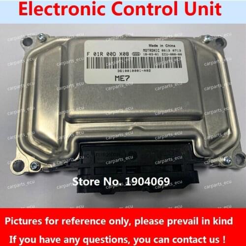 Engine Computer Board F01R00DX08 3610010001-A02 F01RB0DX08 ME7 ECU F01R00DHA2 3610010001-M11 F01RB0DHA2 For Zotye Car