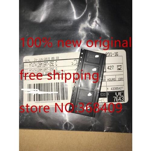 MT47H128M16RT-25E:C BGA 100% NEW NOS original STOCK 5PCS-200PCS/LOT freeshipping