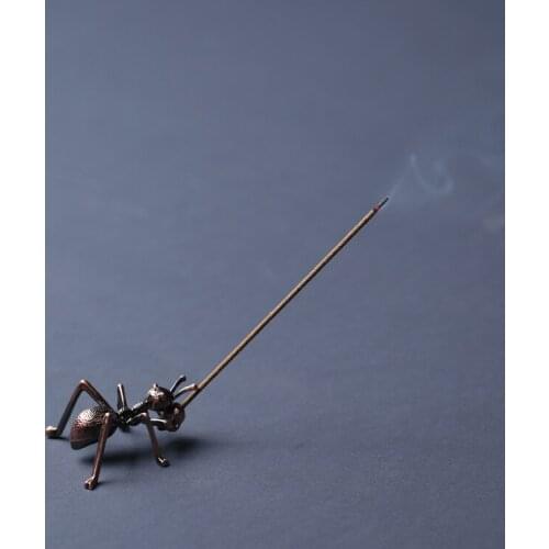 Ant incense cover with zinc alloy tea ceremony line incense burner and metal incense holder