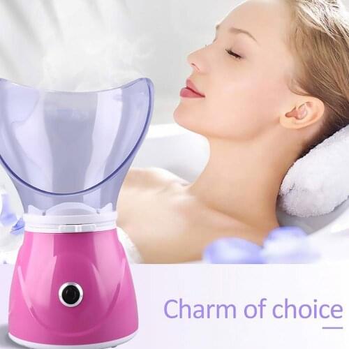 Facial Steamer Nano Ionic Face Cleaner for Facial Sauna Face Humidifier Moisturizing Pores Cleansing EU