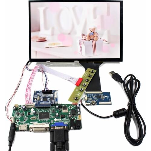 H DMI VGA DVI Audio Controller Board 10.1inch 1920x1200 B101UAN01.A Capacitive Touch Screen