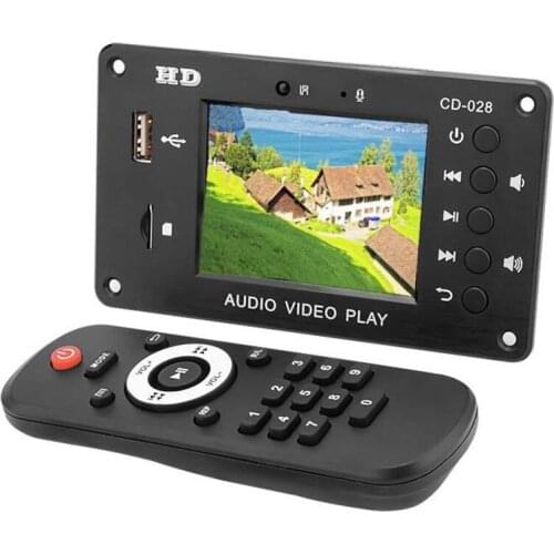 Remote control HD MP5 decoder board 2.8 "screen 5.0 Bluetooth MP3 Ogg ape RMVB audio and video player