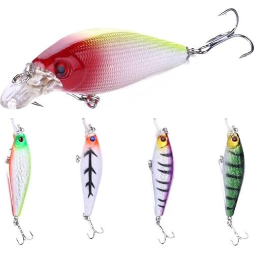 8.5CM 10.3G fishing lures minnow 3D Eyes floating hard plastic wobblers swimbait Diving 0.6-1.2m