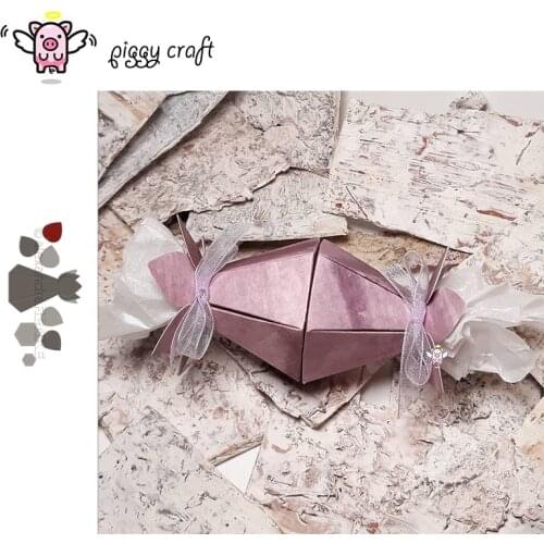 Piggy Craft metal cutting dies cut die mold 3D Flower switch box Scrapbook paper craft knife mould blade punch stencils dies