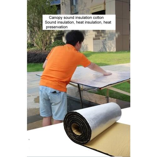 Iron sheet canopy soundproof cotton sound-proof pad sound-proof pad waterproof soundproof film self-adhesive outdoor