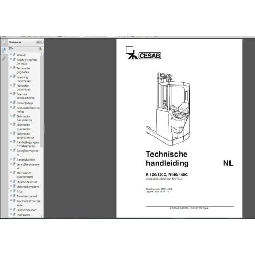 Cesab Spare Parts Catalog 2019