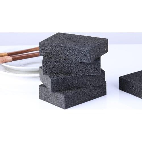 1/4pcs Clean Dish Home Kitchen Accessories Brush Emery Sponge Remove Rust Cleaner Pads Magic Eraser Sponge Cleaning Sponge Pot