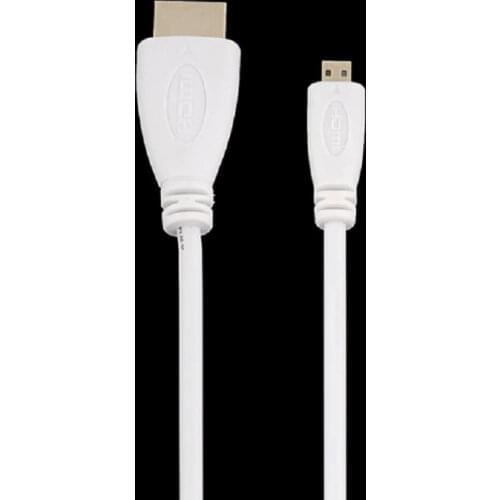 100pcs/lot 16FEET 5m MICRO HDMI to HDMI cable with Ethernet Gold Plated for Cell phones 4.5M for win8 1080P 60HZ