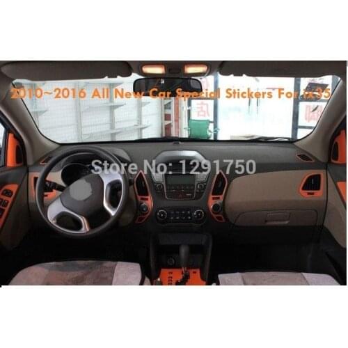 2015~2016 All New Car Special Stickers For ix35 carbon fiber sticker For HYUNDAI