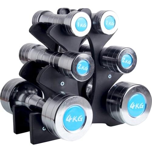 3-Tier Dumbbell Storage Rack Stand for Multilevel Hand Weight Tower Stand for Gym Organization