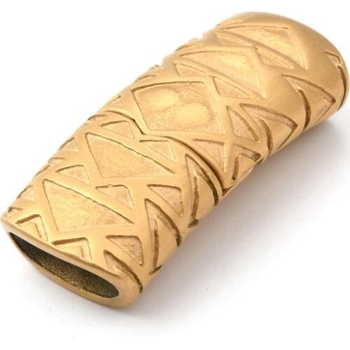 5pcs 304 Stainless Steel Rectangle Magnetic Clasps Enamel Style For DIY Bracelet Necklace jewelry making Accessories 37x15x10mm