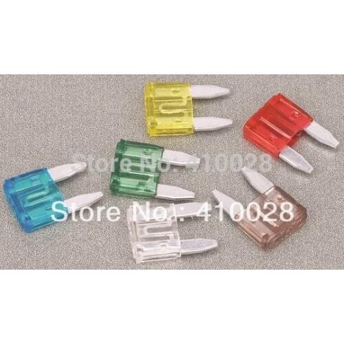 90PCS 5A 7.5A 10A 15A 20A 25A 30A 35A 40A Mini Assorted Car Blade Fuse Auto ATC Truck SUV Fuses Free Shipping