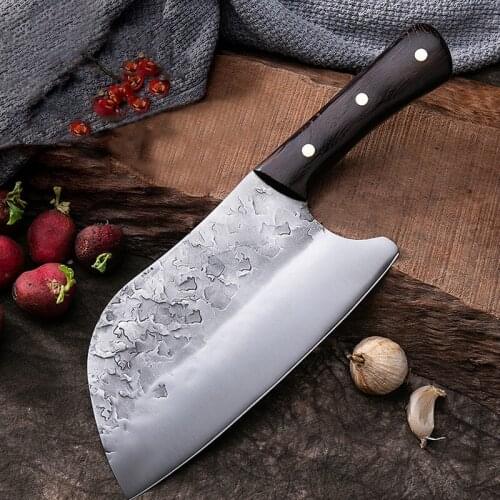 Household Kitchen Stainless Steel Slicing Knife Hand-forged Chef Special Slicing Knife Suitable For Slicing Vegetables Fish