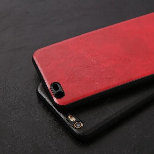 Phone Cases For iPhone 6 6S Plus Case Oil wax skin PU Leather Soft TPU Silicone Case For iPhone 7 8 Plus 6p 7p 8p X Xs Max Shell