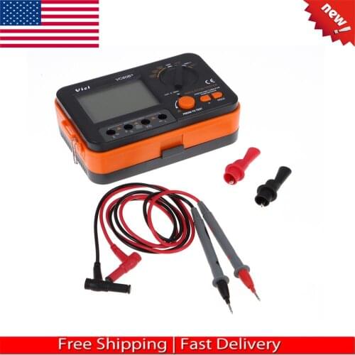 Digital Insulation Resistance Tester Backlight LCD MegOhm Meter