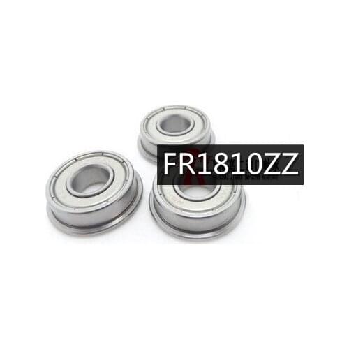 FR1810ZZ flanged Inch miniature shielded deep groove ball bearing