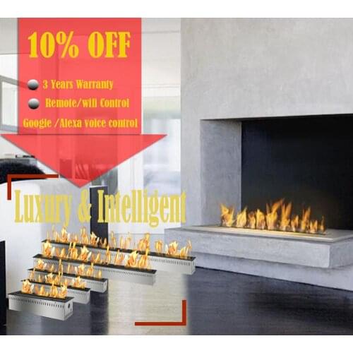 Inno-living fire 36 inch bio ethanol fuel burner insert with remote control