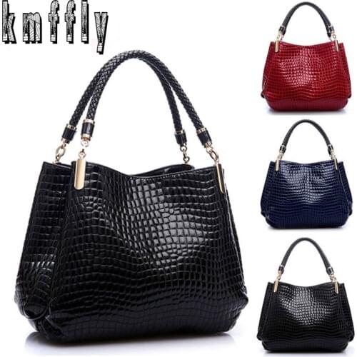 Famous Designer Brand Bags Women Leather Handbags 2018 Luxury Ladies Hand Bags Purse Fashion Shoulder Bags Bolsa Sac Crocodile